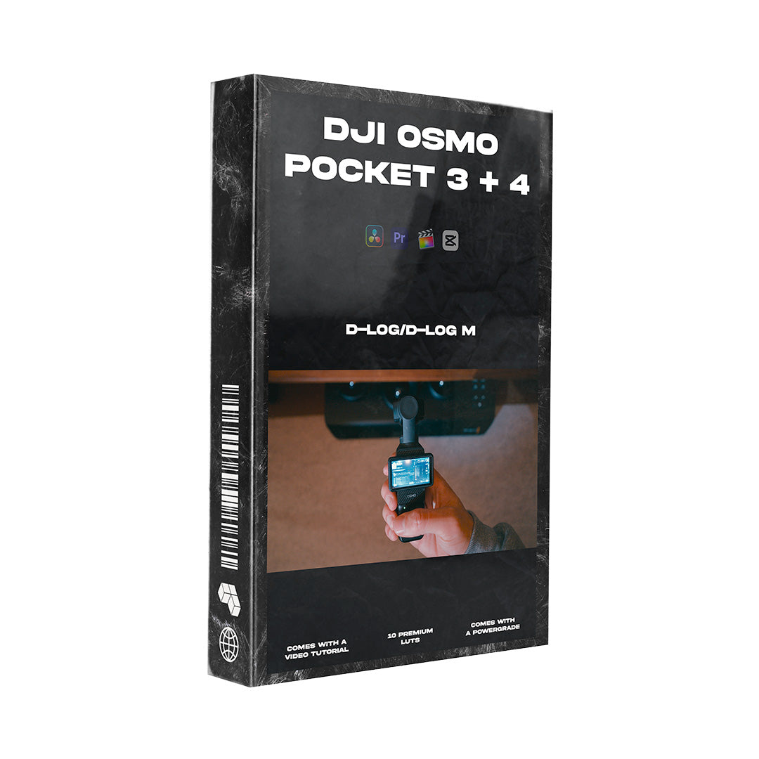 DJI Osmo Pocket 3/4 Color Pack — LUTs + PowerGrade